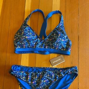 Patagonia bathing suit, bottoms new, top EUC